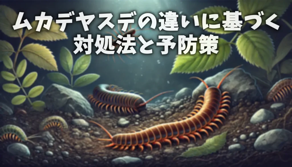 ムカデとヤスデの違いは?見分け方や対処法も分かりやすく解説!