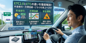 ETC2.0とETCの違いを徹底解説！料金割引から渋滞回避まで、どちらを選ぶべきか丸わかり