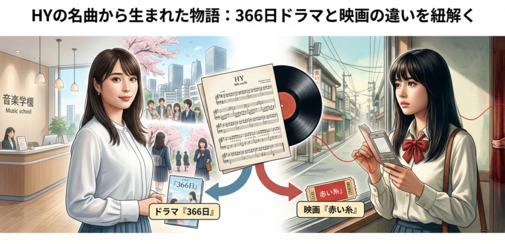 HYの名曲から生まれた物語：366日ドラマと映画の違いを紐解く