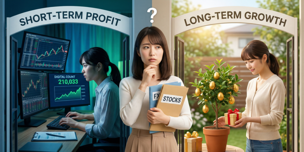 【目的別】FXと株の違いから考えるあなたに最適な投資スタイル