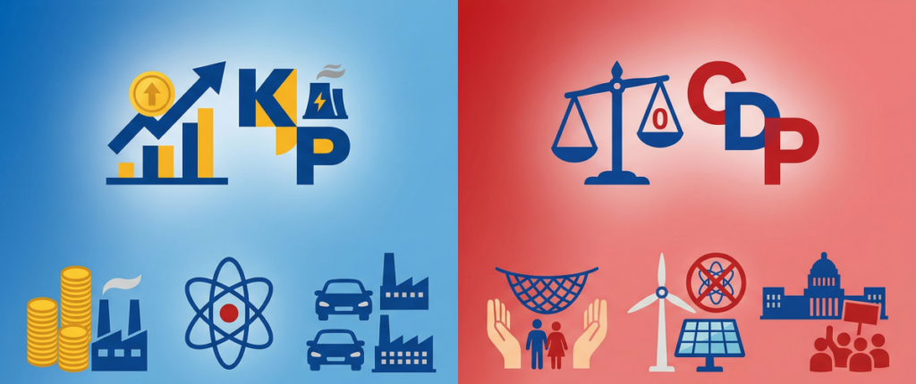 国民民主党と立憲民主党の重要政策の違いをわかりやすく比較