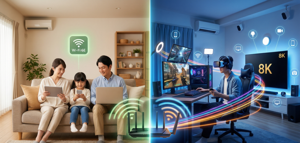 wifi 6e 7 違いを理解し賢く選ぶ！あなたのための最適解