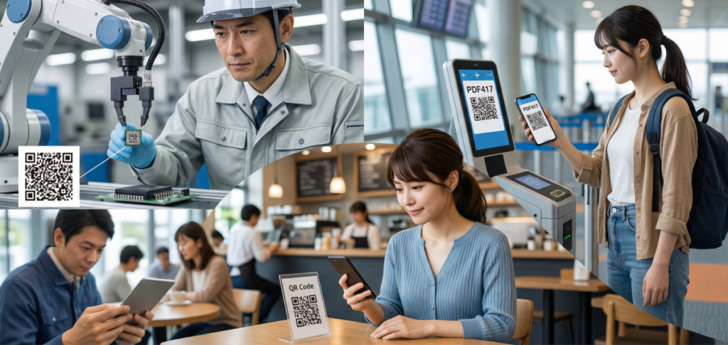 【シーン別】二次元コードとQRコードの違いを活かした賢い使い方