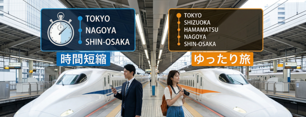 あなたの旅に最適なのはどっち？のぞみとひかり違い時間をシーン別に使い分ける賢い選択術