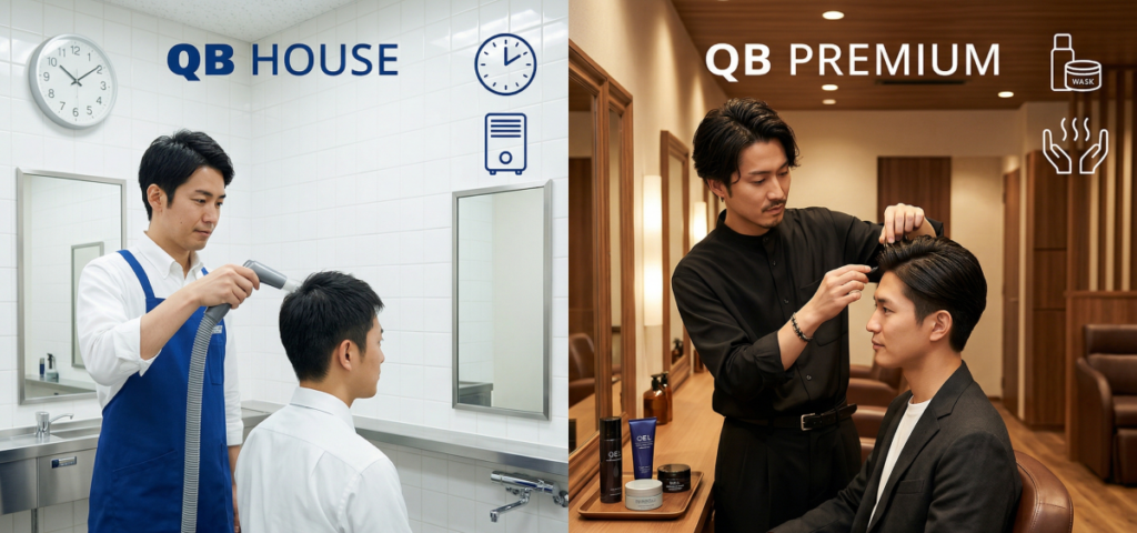 料金以上の価値はどこに？コストと体験で考えるQBハウスとプレミアムの違い