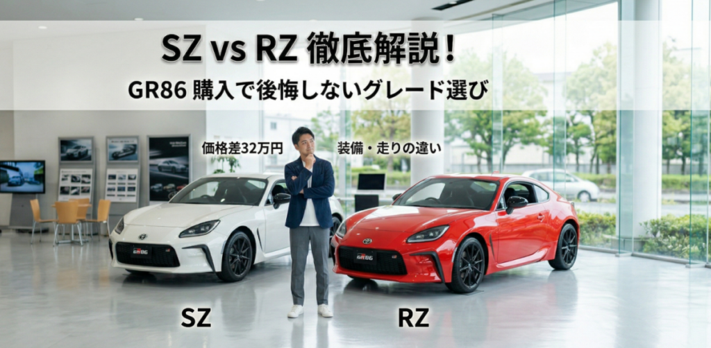 SZとRZの違いを徹底解説！GR86購入で後悔しないためのグレード選び