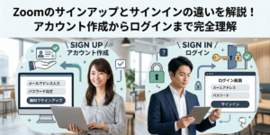 Zoomのサインアップとサインインの違いを解説！アカウント作成からログインまで完全理解
