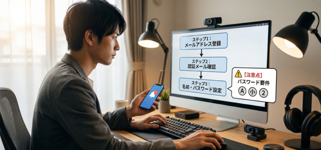 【実践編】Zoomでのサインアップとサインインの具体的な手順と注意点
