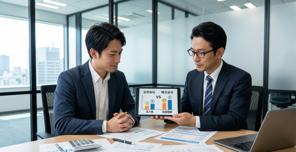 合同会社と株式会社の税金の違いを徹底解説！基本の法人税から役員報酬まで