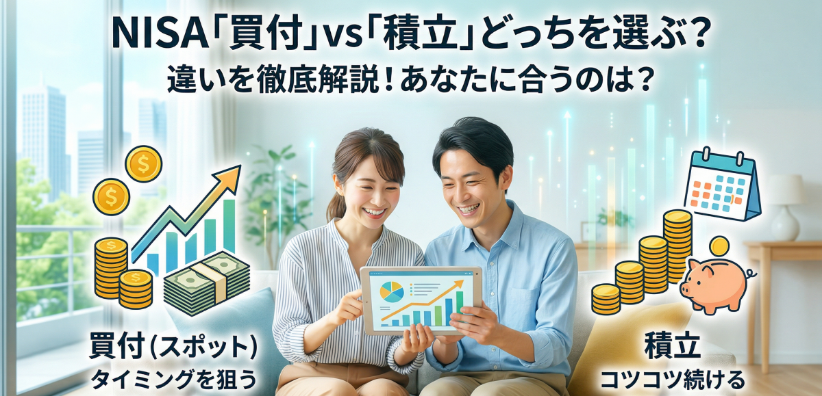 買付と積立の違いをNISAで徹底解説！あなたの投資スタイルに合うのはどっち？